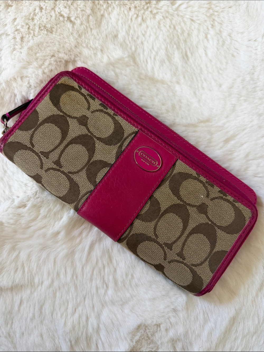 Coach Zip Around Wallet
